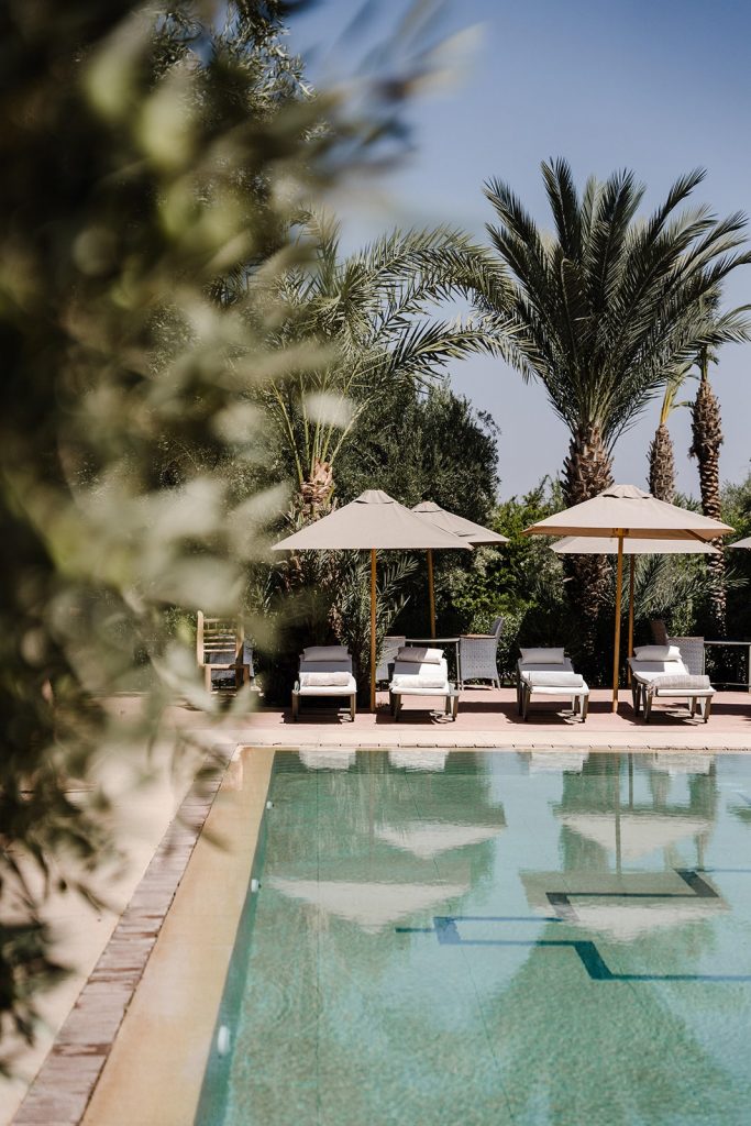 piscine d'un lieu de reception a Marrakech