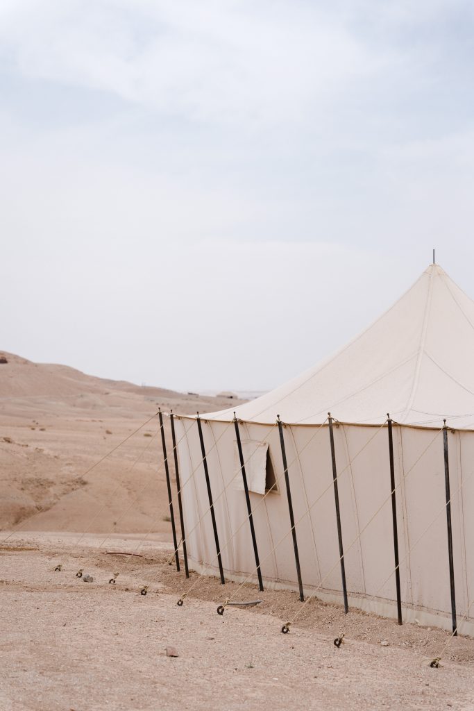 dormir dans le désert marocain